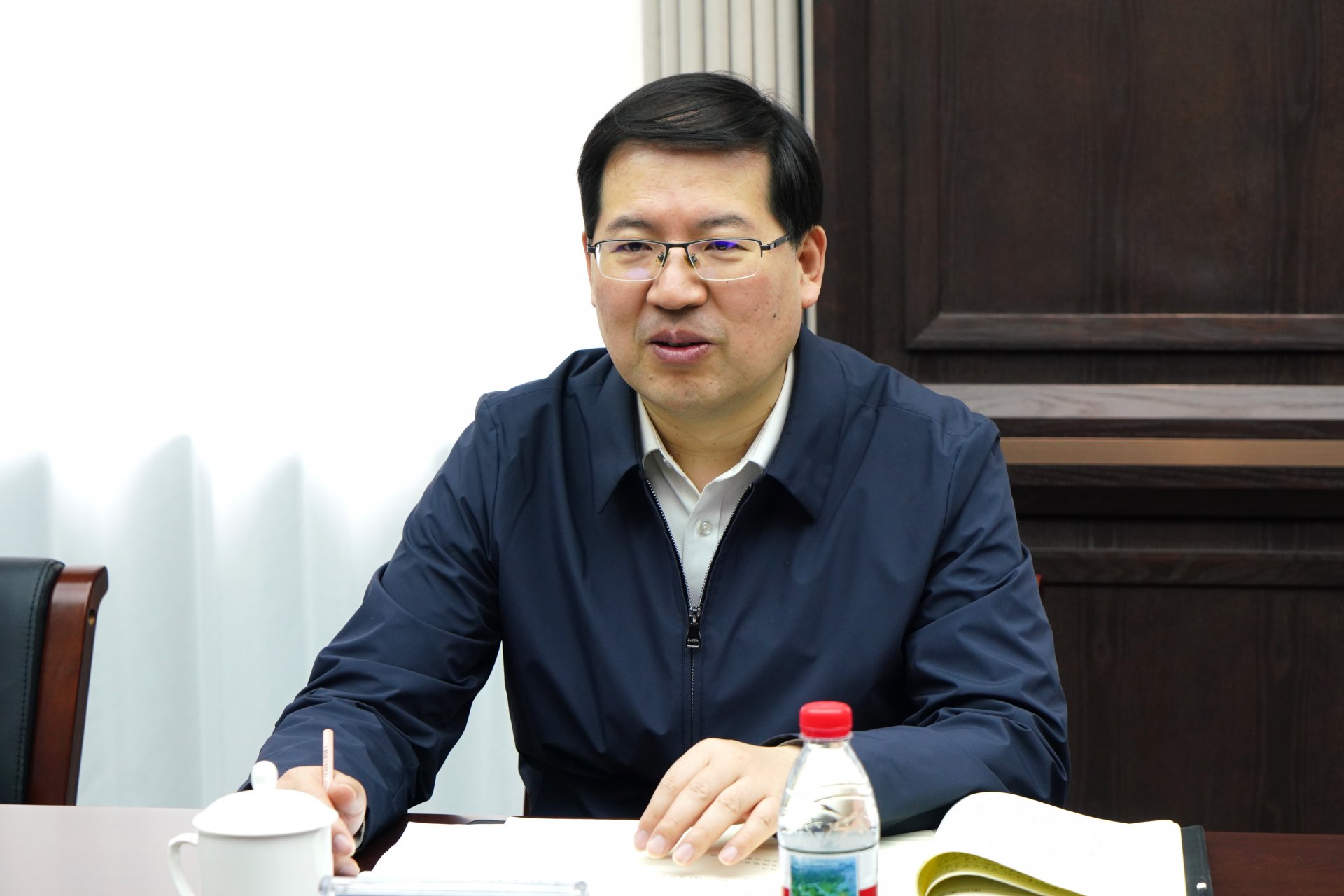 副亚投登录大厅平台介绍张进成一行来校